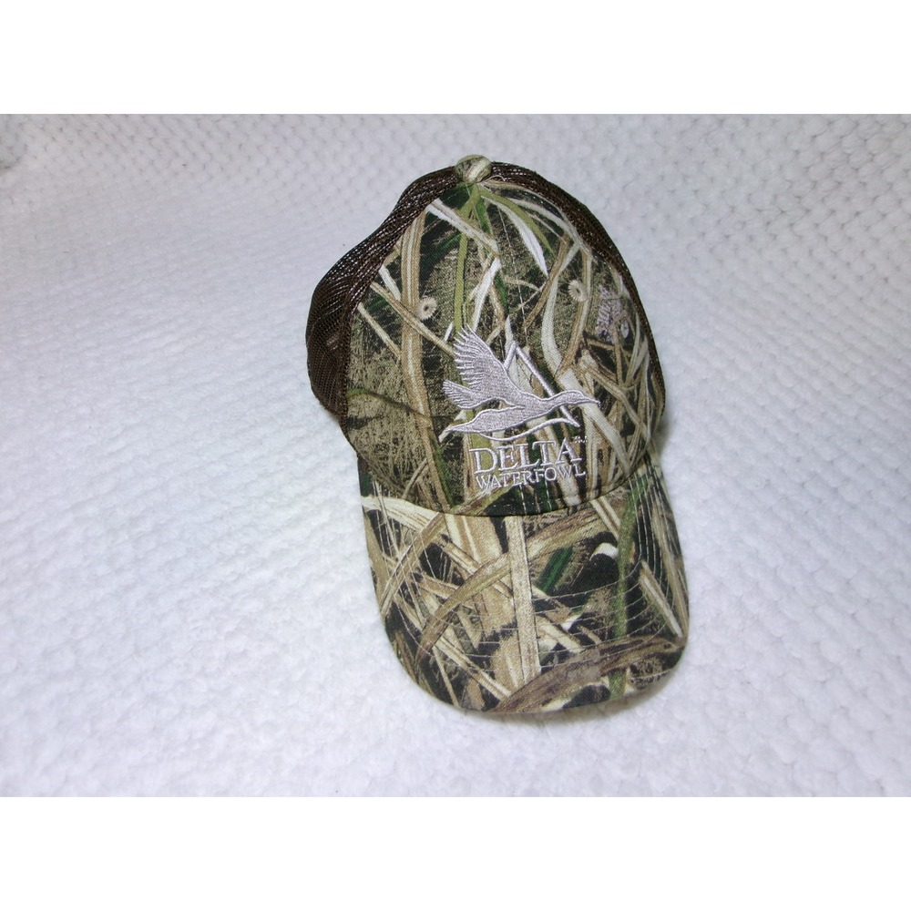 Outdoor Cap Delta Waterfowl Camo Trucker Hat Duck Hunters Organization Mesh Back